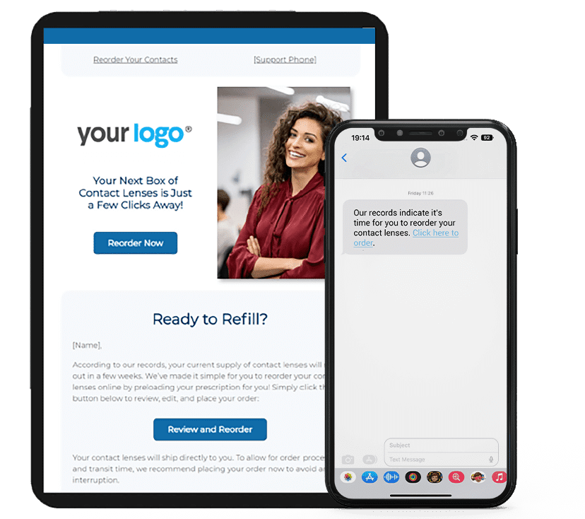 CLX System - Convenient Reordering - Message proof Laptop showing online company dashboard